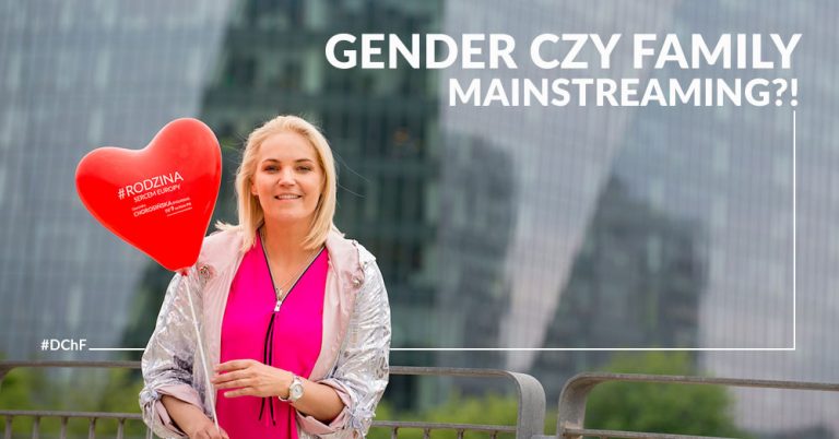 GENDER CZY FAMILY MAINSTREAMING?